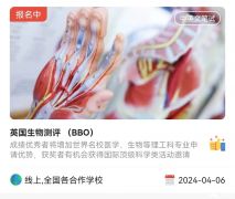 2024年BBO生物競(jìng)賽怎么報(bào)名？建議同時(shí)報(bào)名BBO&USABO！