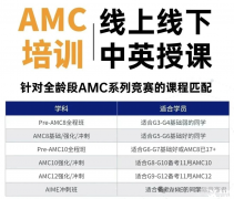 AMC10競賽考點有哪些?附AMC10數學競賽課程培訓!